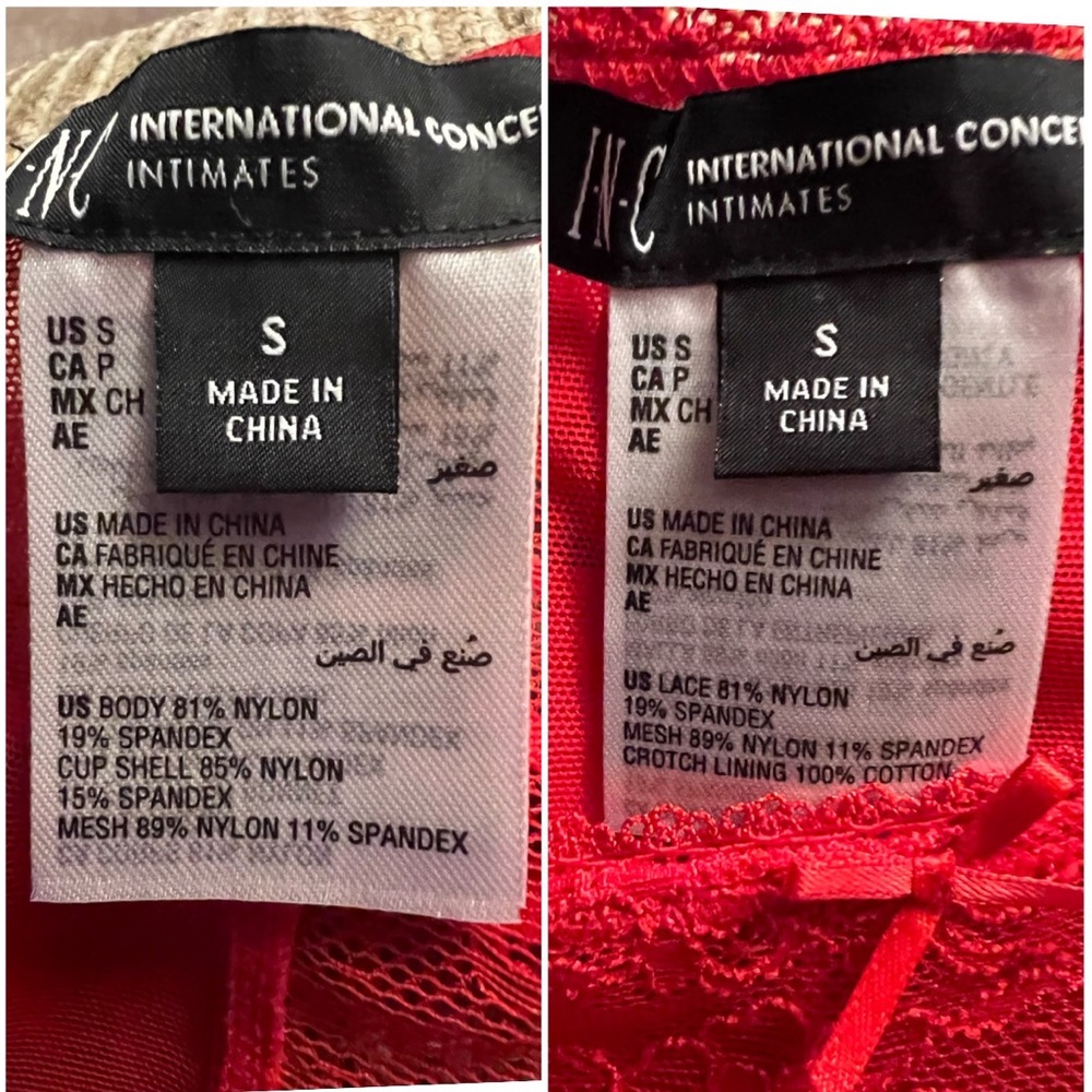 - INC Sz S Red Bustier & High Rise Panty Set! NEW! - Picture 11 of 16